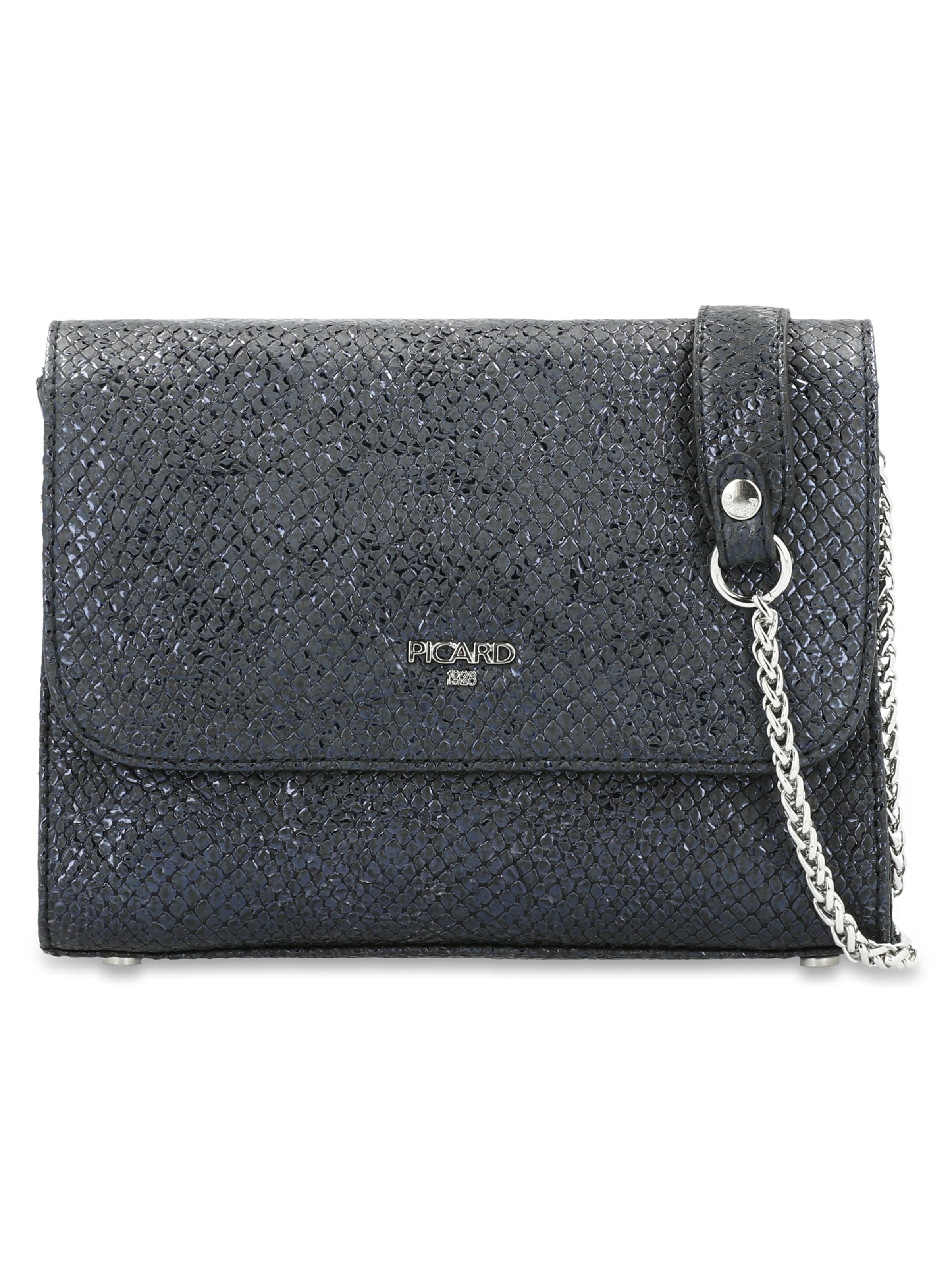 Picard Schultertasche 'Disco' in Blau: Vorderseite