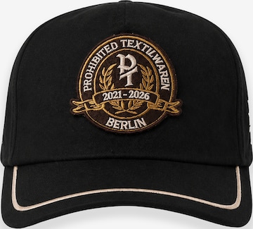 Prohibited Cap in Black: front