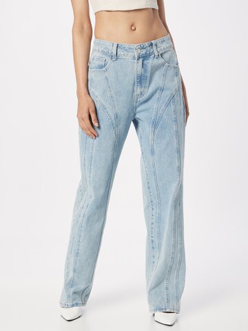 Misspap Loosefit Jeans in Blauw: voorkant