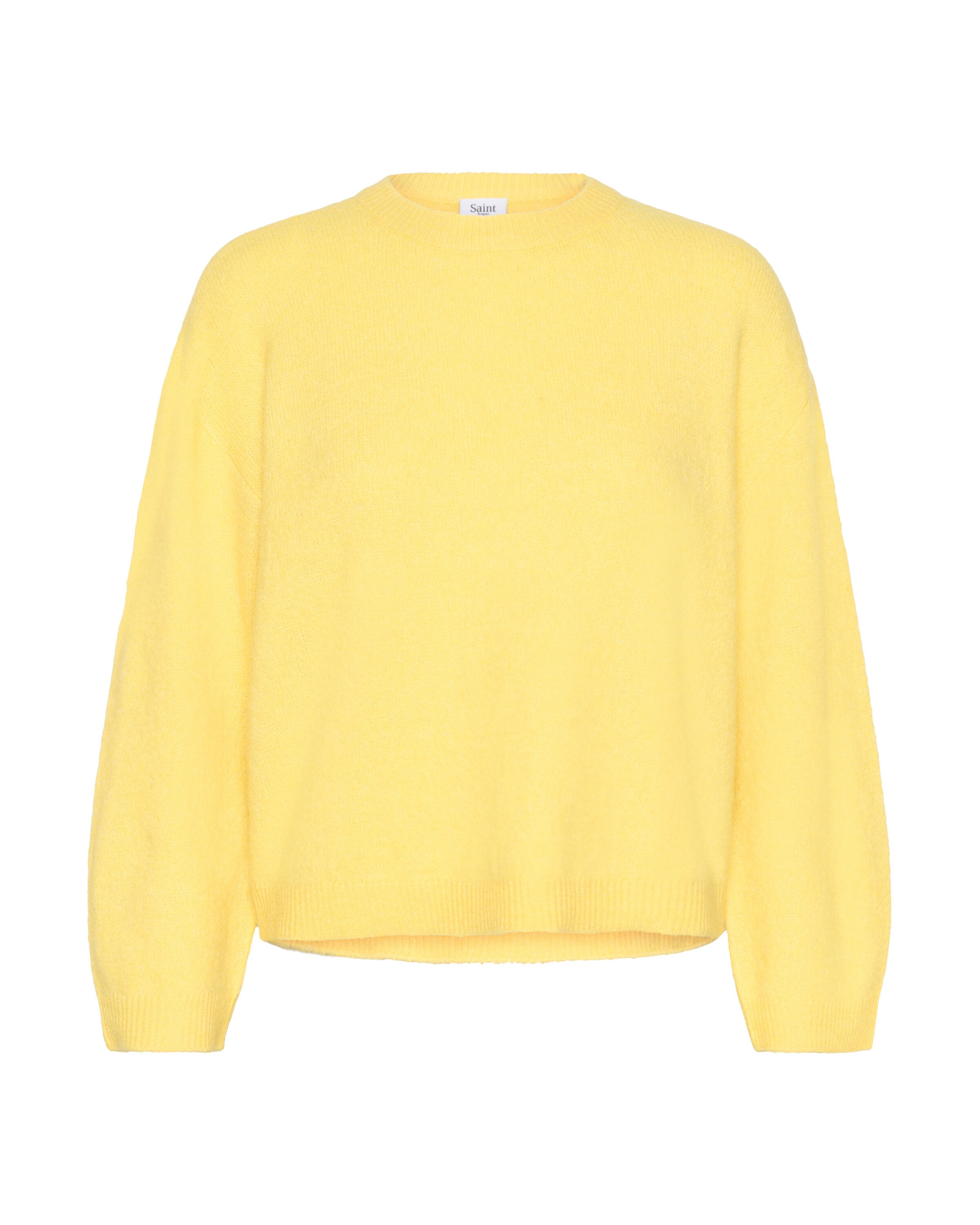 SAINT TROPEZ Trui 'Larna' in Geel: voorkant
