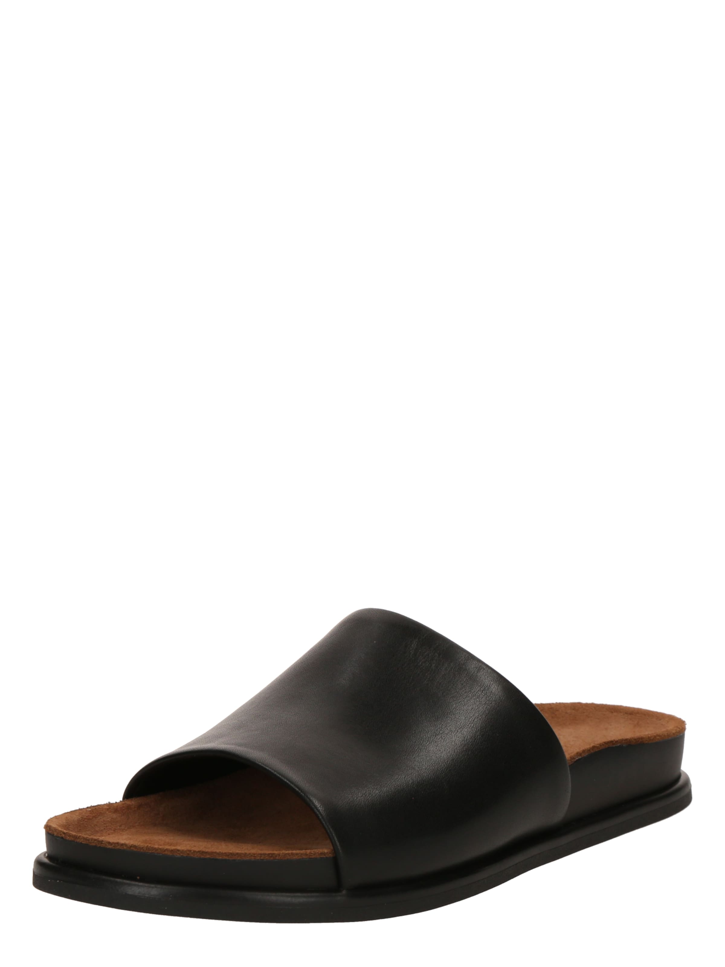 melns VAGABOND SHOEMAKERS Ādas čības 'Effie': no priekšpuses