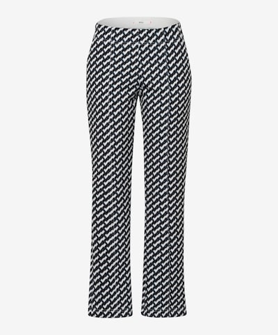 BRAX Trousers 'Malia' in Smoke blue / Black / White, Item view