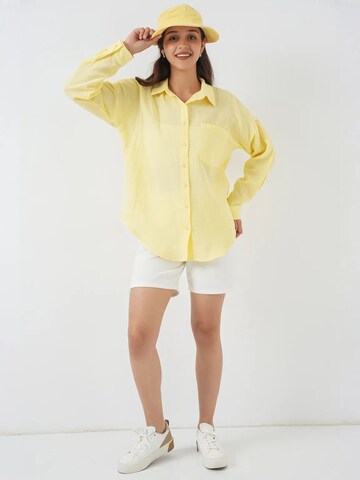 Chemisier Bigdart en jaune