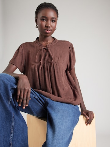 JDY Bluse 'JDYLIMA' i brun: forside