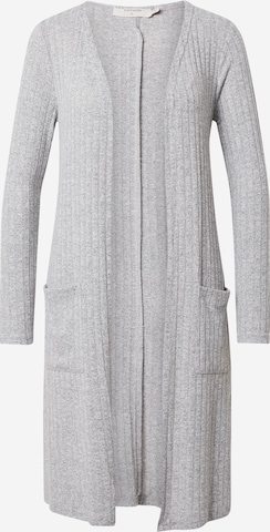 Cream Knit Cardigan 'Mandy' in Grey: front