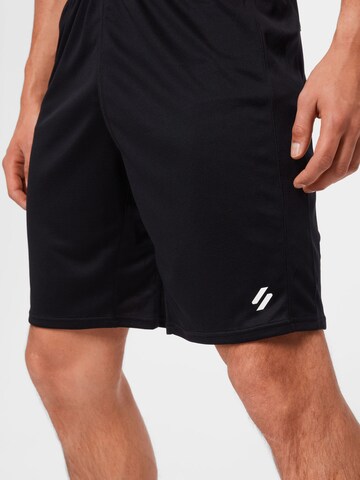 Superdry Regular Sporthose 'Core' in Schwarz