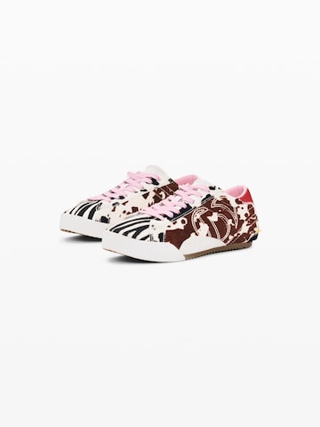 Desigual Σνίκερ χαμηλό σε καφέ