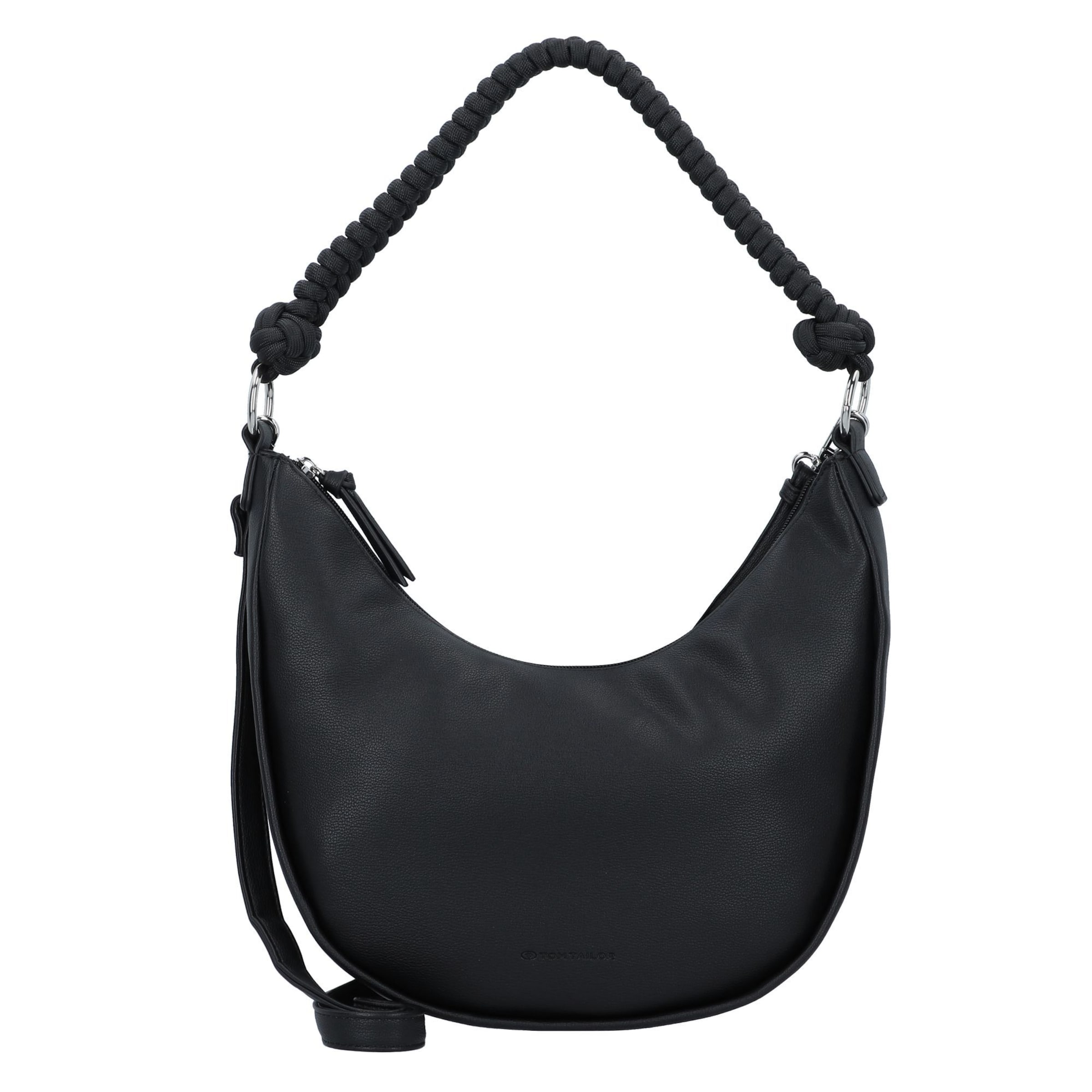 TOM TAILOR Shoulder bag 'Alanis' in Black: front
