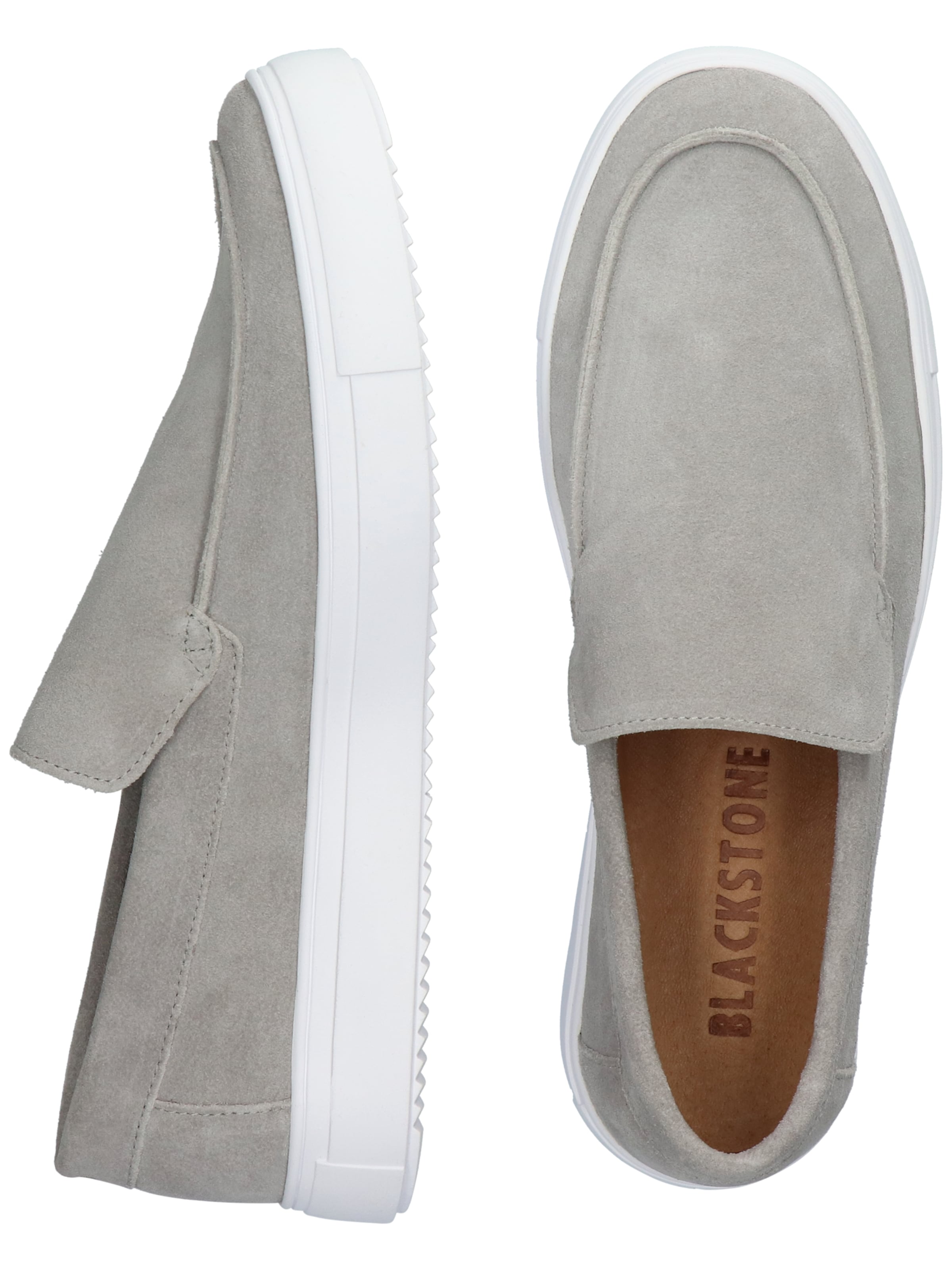 BLACKSTONE Mocassins 'Barron BG150' in Grijs