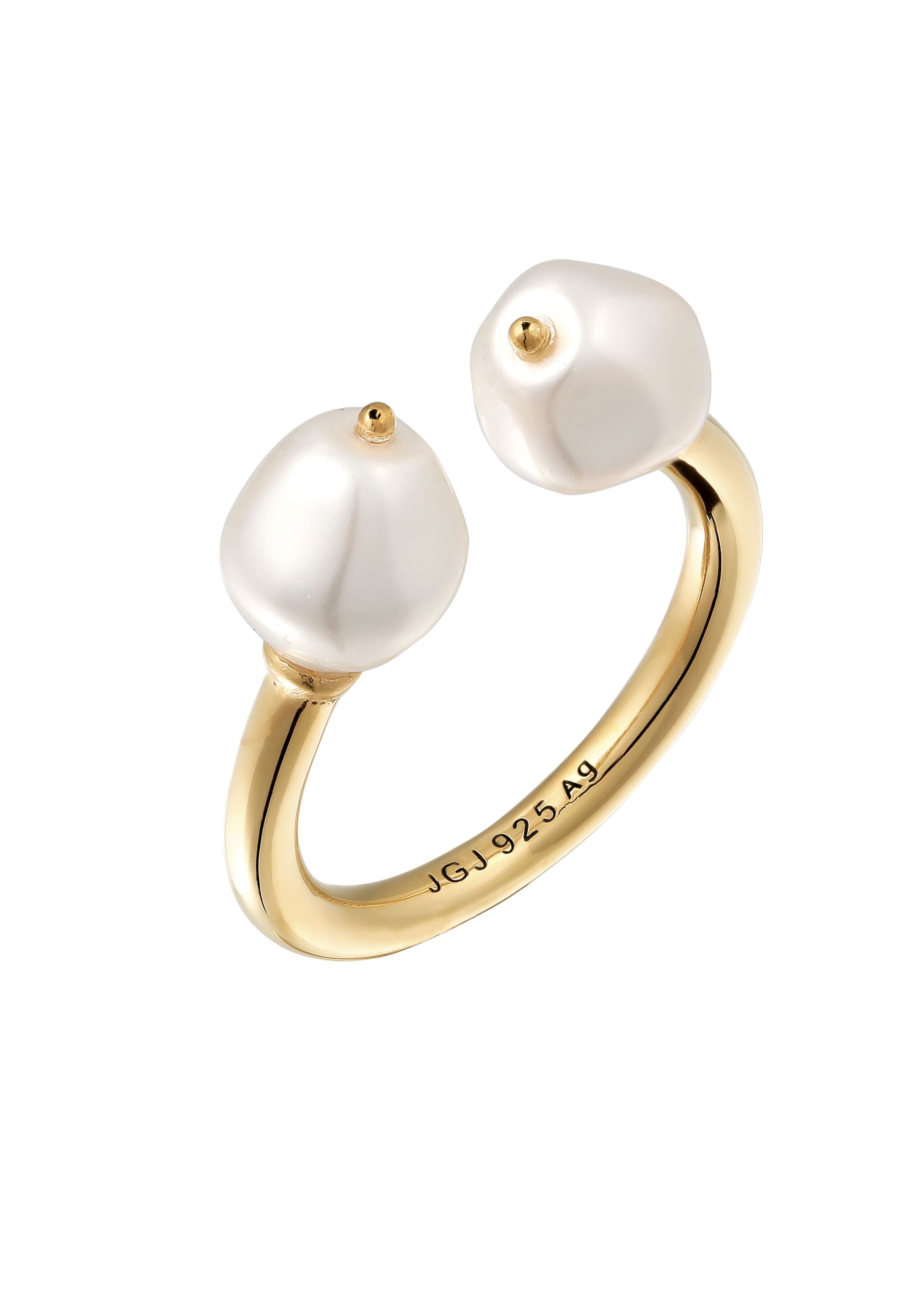 ELLI PREMIUM Ring in Gold: Vorderseite