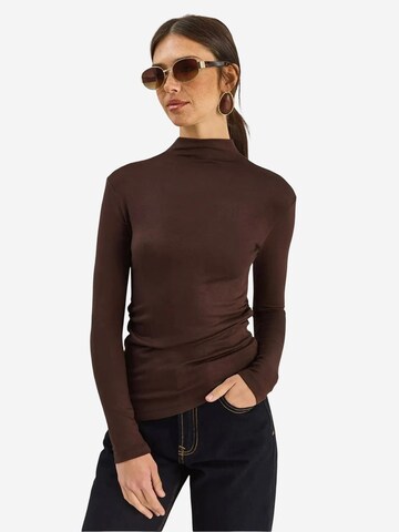 Camicia da donna di Bianco Lucci in marrone