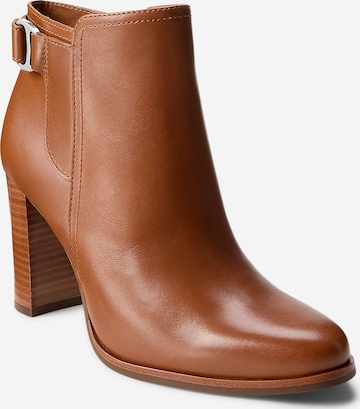 Botine 'Tascha' de la Lauren Ralph Lauren pe maro: față