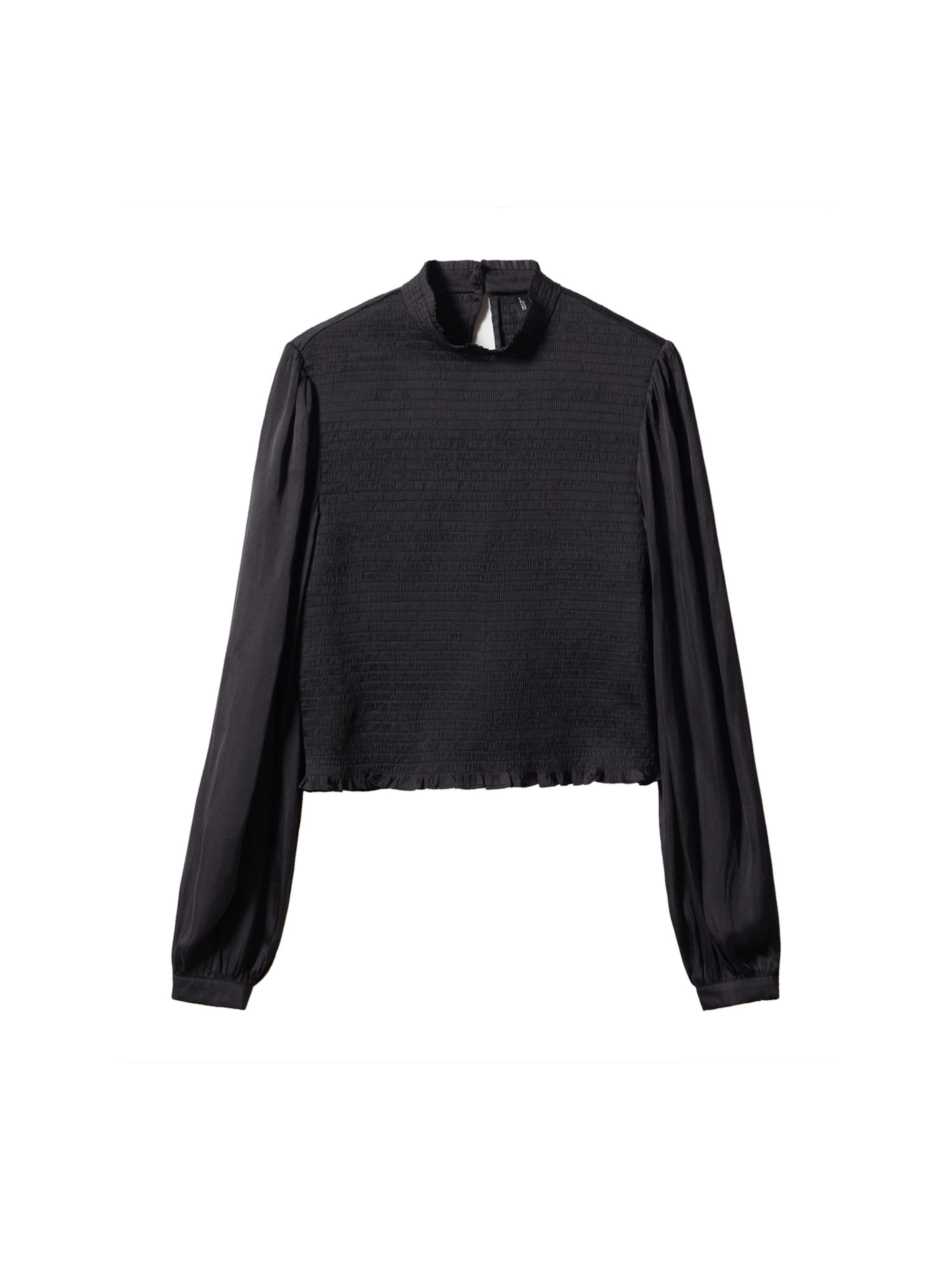 MANGO Blouse in Black: front
