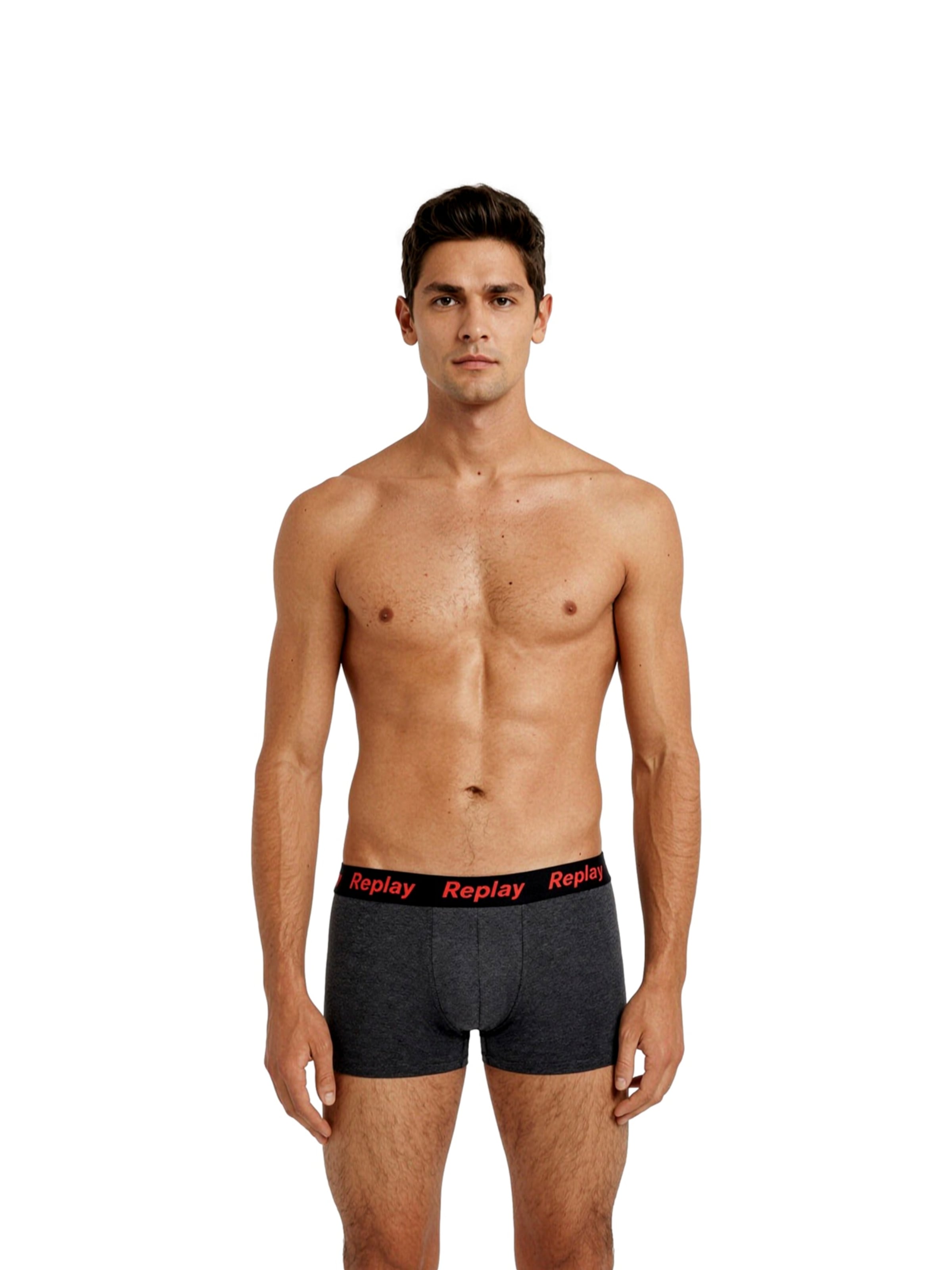 Boxer di REPLAY in grigio: frontale
