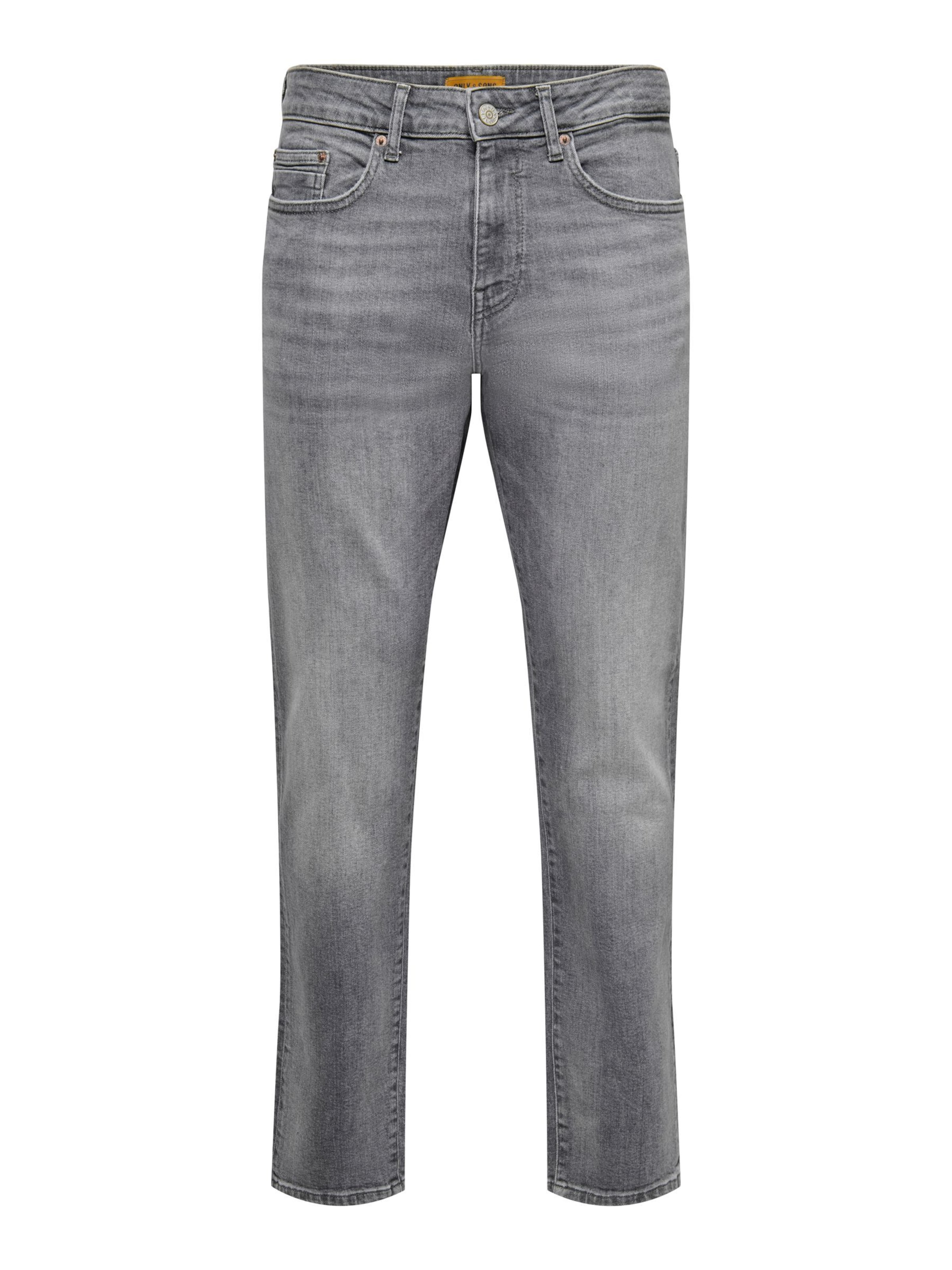 regular Jeans 'ONSWeft' di Only & Sons in grigio: frontale