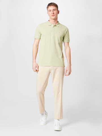 KnowledgeCotton Apparel Poloshirt 'ROWAN' (GOTS) in Grün