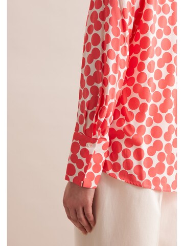 Chemisier 'Schwarze Rose' SEIDENSTICKER en rose