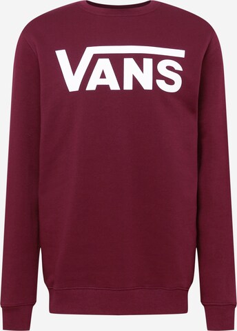 VANS - Sudadera en rojo: frente