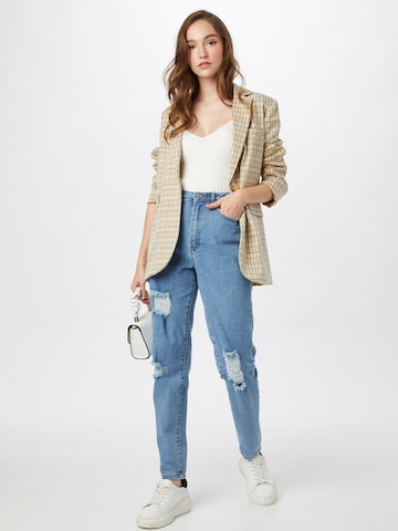 Missguided Tapered Jeans i blå