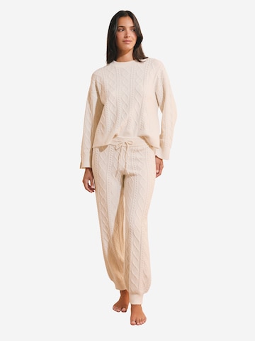ETAM Pyjamahose 'Blanca' in Beige