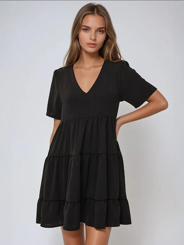 Hiccup - Vestido em preto: frente