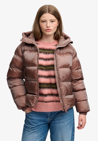 Superdry & Co Winterjas in Bruin