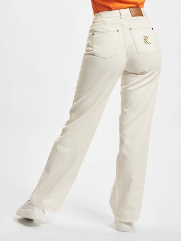 Karl Kani Regular Jeans in Weiß