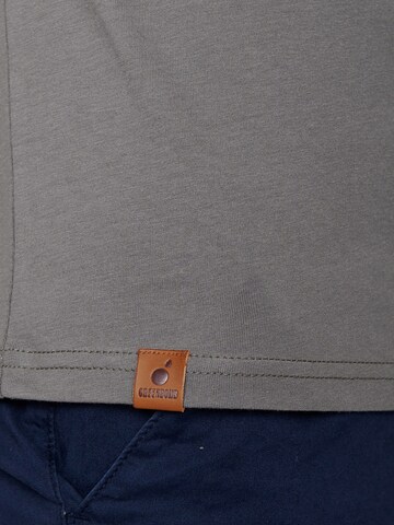 T-Shirt 'Nature Goats Family' GREENBOMB en gris