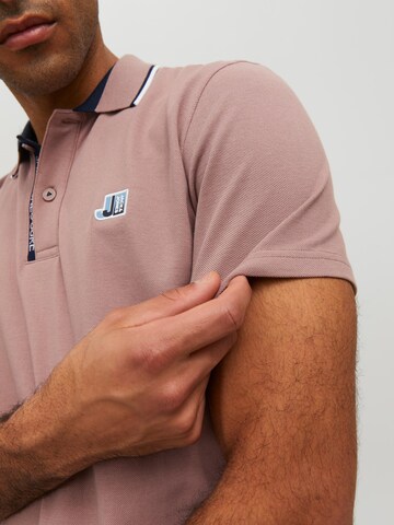 JACK & JONES Poloshirt 'Logan' in Lila