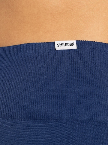 Skinny Leggings ' Infinite Batik Scrunch ' Smilodox en bleu