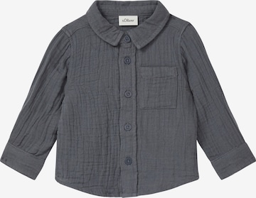 s.Oliver Regular Fit Hemd in Grau: Vorderseite