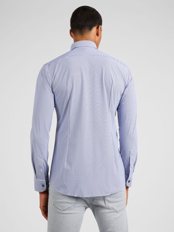 mėlyna BOSS Priglundantis modelis Marškiniai 'Hank'