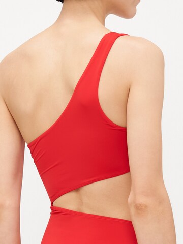 LindexBustier Jednodijelni kupaći kostim 'Trina' - crvena boja