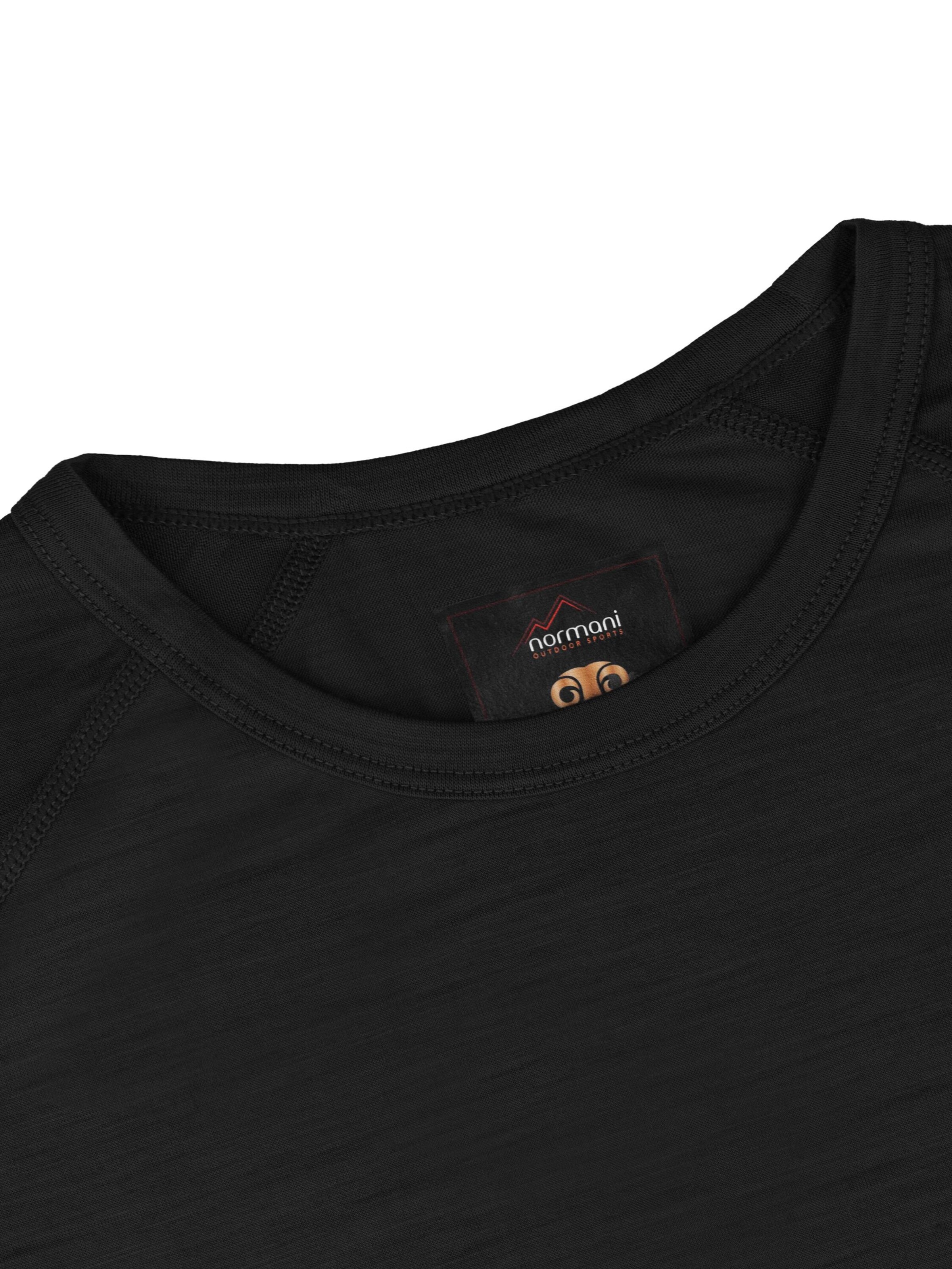 T-Shirt fonctionnel 'Busselton' normani en noir