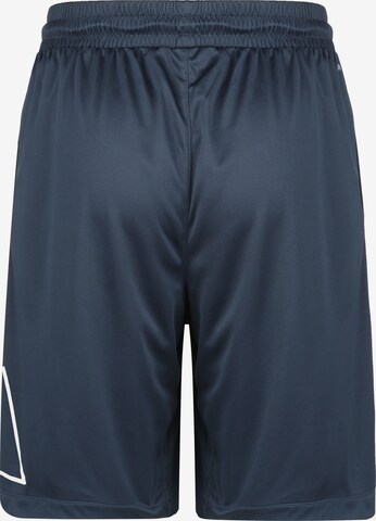 ADIDAS PERFORMANCE Loosefit Sportbroek 'Big Logo' in Blauw