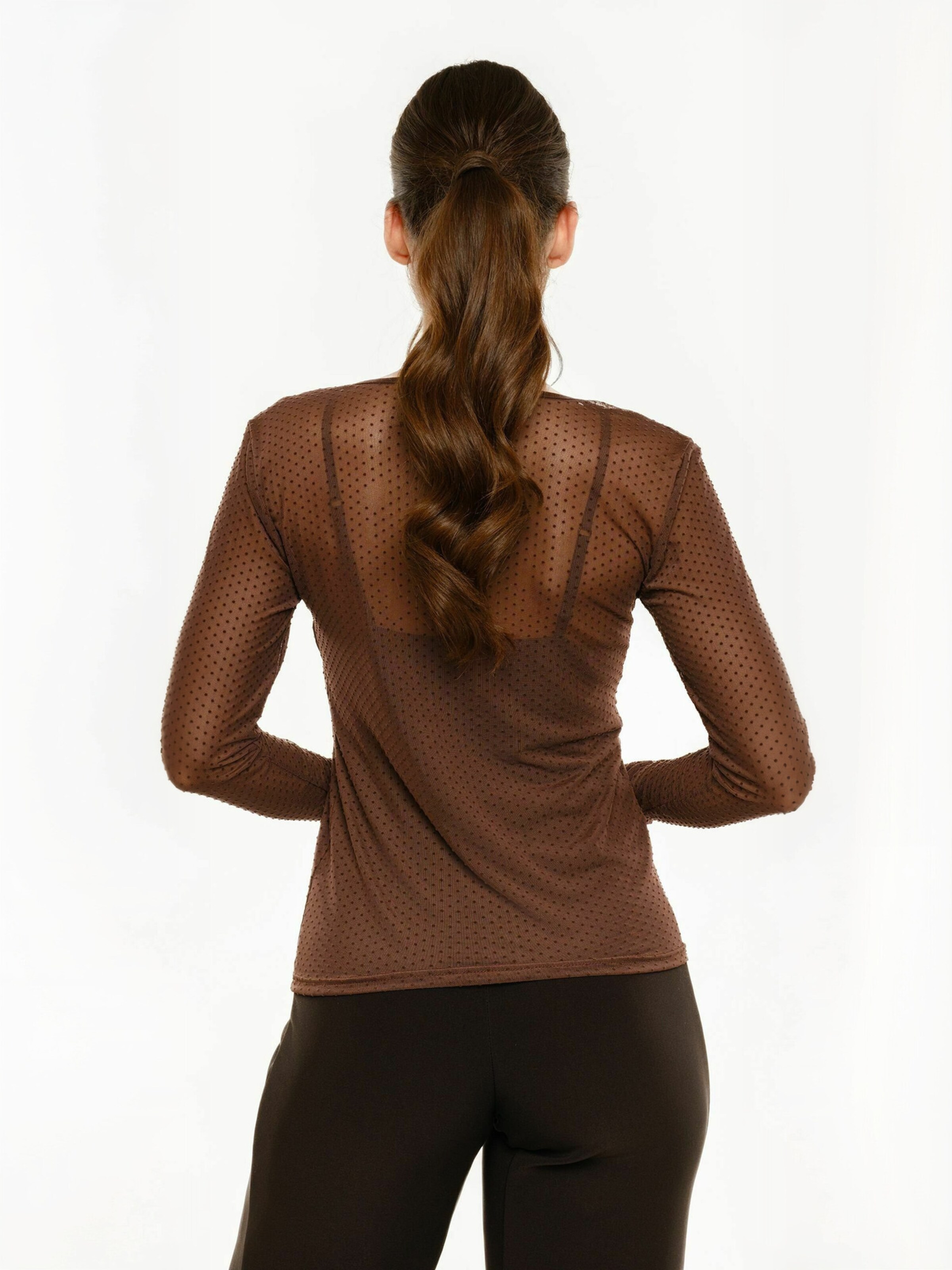 Liberte Essentiel Top ' MESH ' - barna