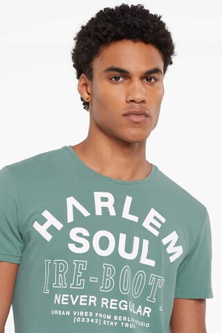 Harlem Soul MEL-BOURNE T-Shirt Printed in Grün