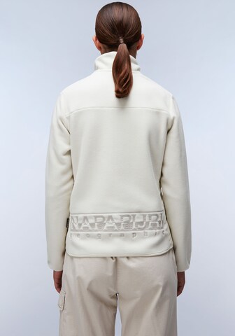 NAPAPIJRI Fleece Jacket in Beige: front