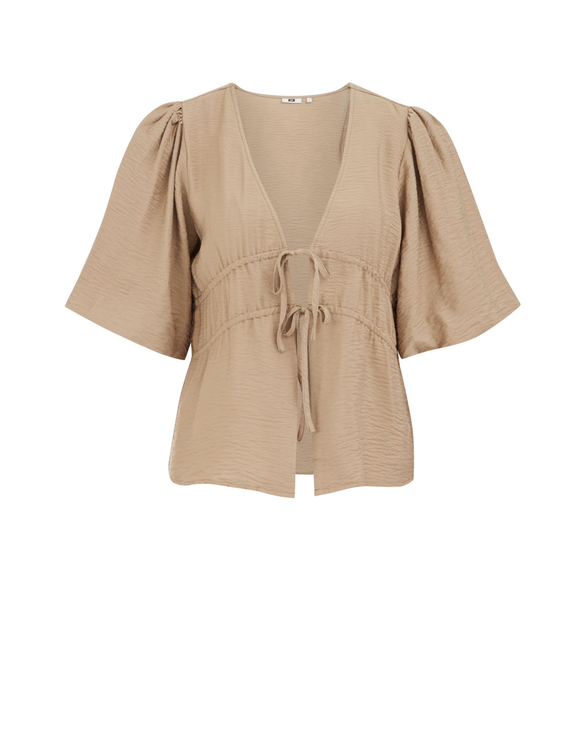 WE Fashion Blúz - bézs: elől