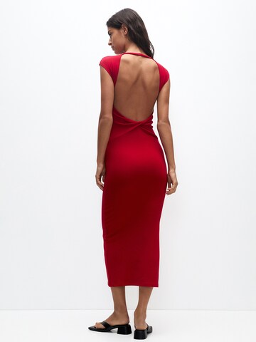 Pull&Bear Kleid in Rot