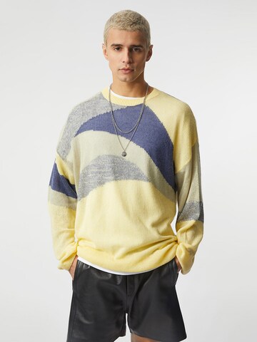 Young Poets Sweater 'Edward' in Yellow: front