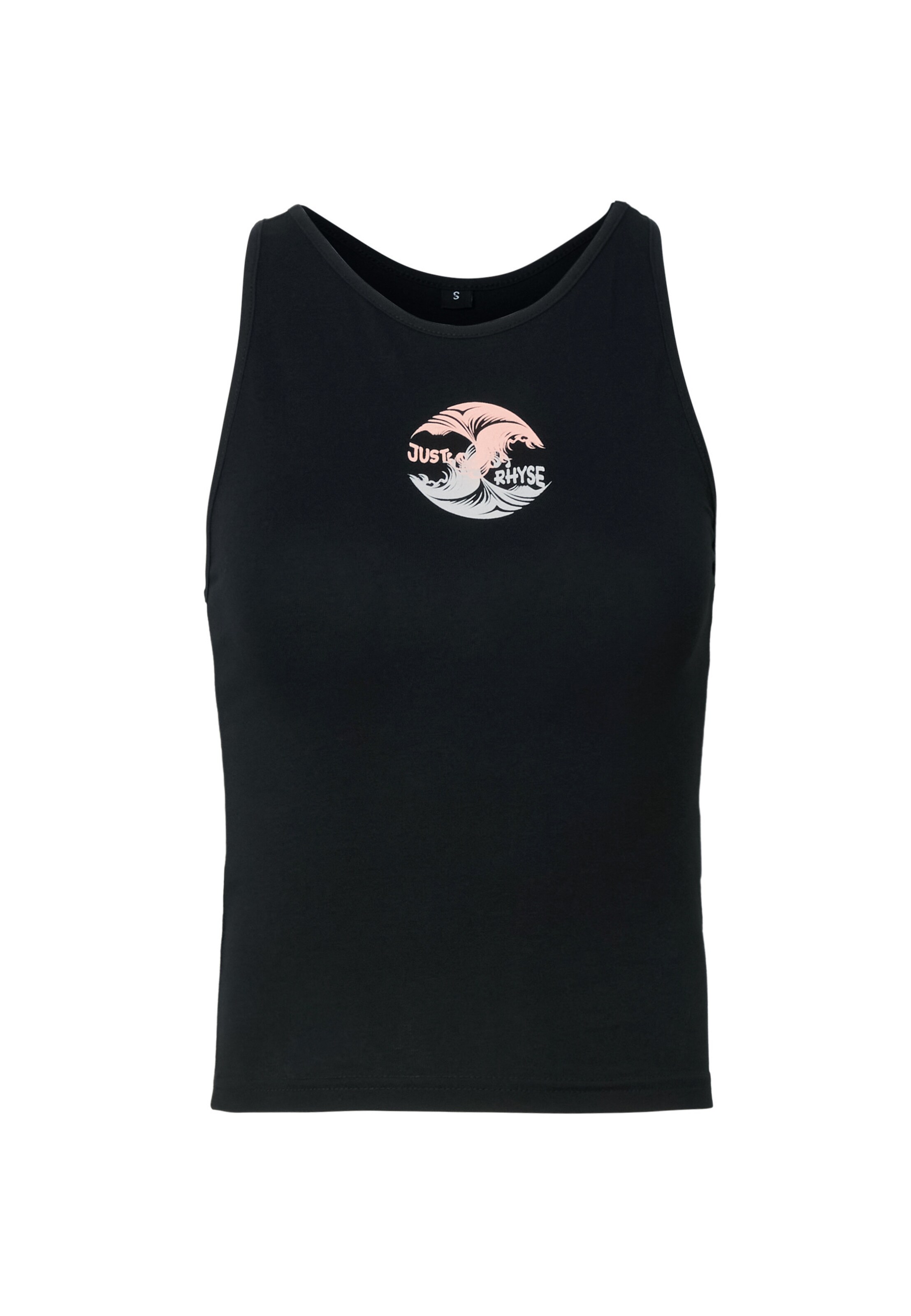 Top 'RideTheVibe' di Just Rhyse in nero: frontale