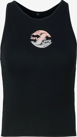 Top 'RideTheVibe' di Just Rhyse in nero: frontale