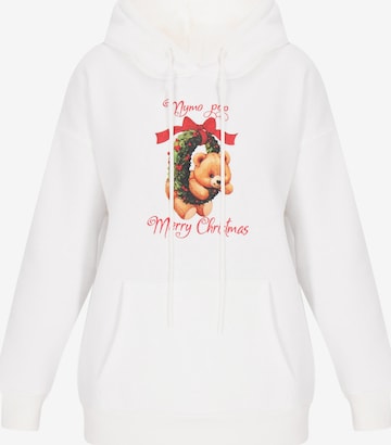 Sweat-shirt 'Pop' MYMO en blanc : devant