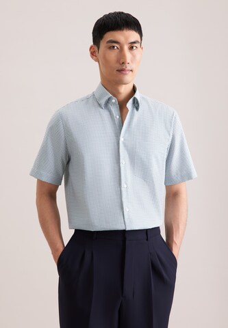 SEIDENSTICKER Regular fit Business shirt 'Classic Essentials' in Green: front