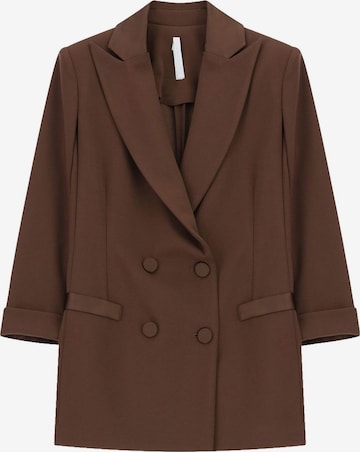 IMPERIAL Blazer 'IMPERIAL GIACCA DOPPIOPETTO 3/4' in Braun: Vorderseite