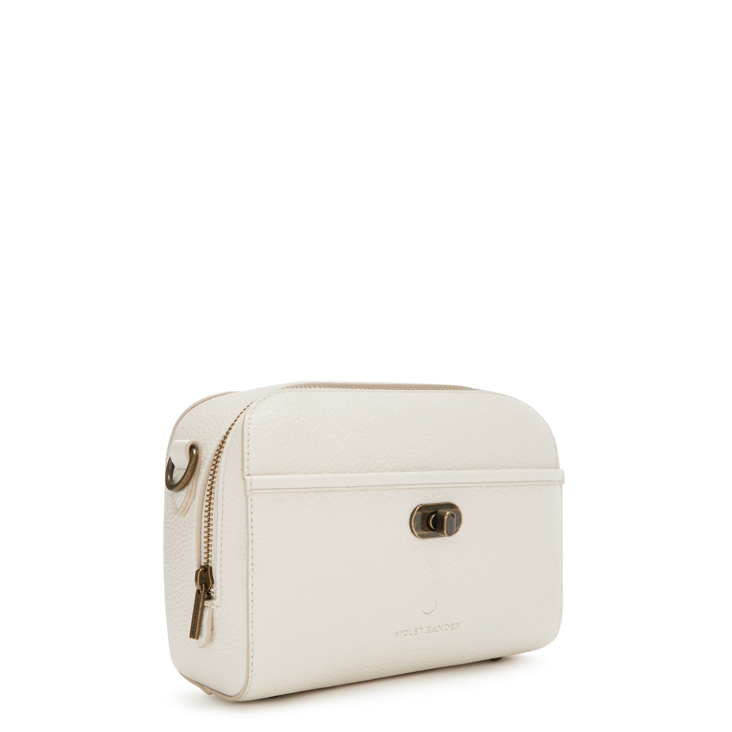 Violet Hamden Crossbody Bag in Beige