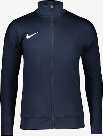 NIKE Athletic Jacket in Blue: front