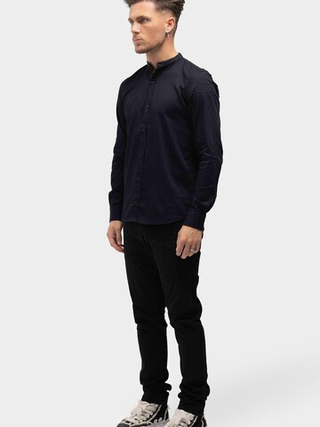 Richesse Shirt 'MAO BLACK LONG' in Zwart