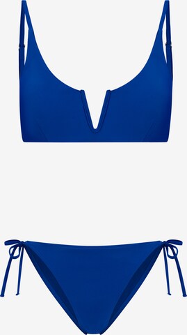 Bikini 'Leah - Scoop' di Shiwi in blu: frontale